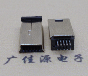 迷你Mini USB 飞利浦10P加长体,无尖角外露11.7MM夹板公头 