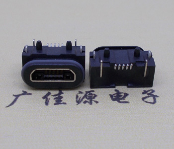 厂家直销Micro USB 5P防水,Micro防水母座IP68,防水USB2.0母座