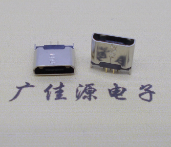 无导位micro连接器接口立式180度插板H=6.0mm