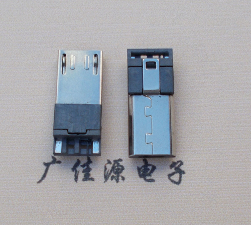 Micro USB公头焊线加长款2/3短路07