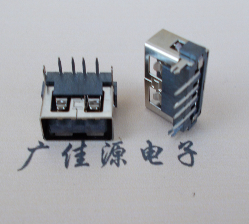 USB AFĸ10.0mm,ƽڶDIP90Ȳڽ