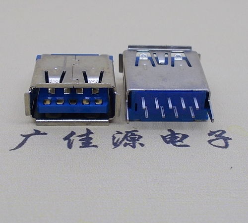 USB AF 3.0母座180度立式